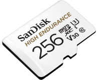Sandisk 256GB microSDXC High Endurance UHS-I U3 V30 - 593236 - zdjęcie 2